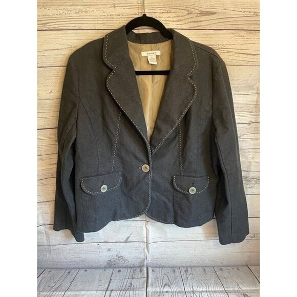 Dressbarn Black Jacket Blazer - Picture 1 of 8